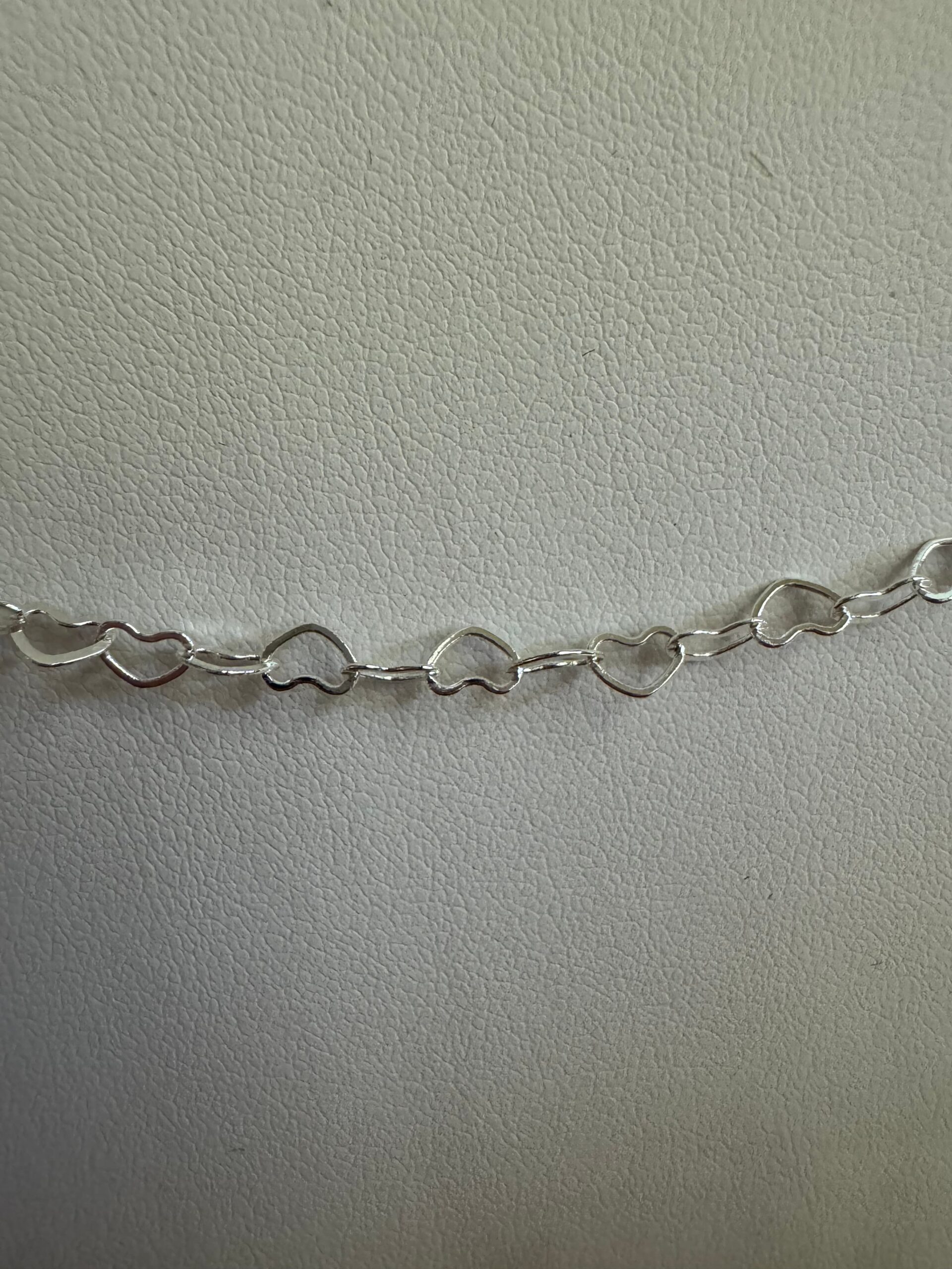 Heart Silver Chain